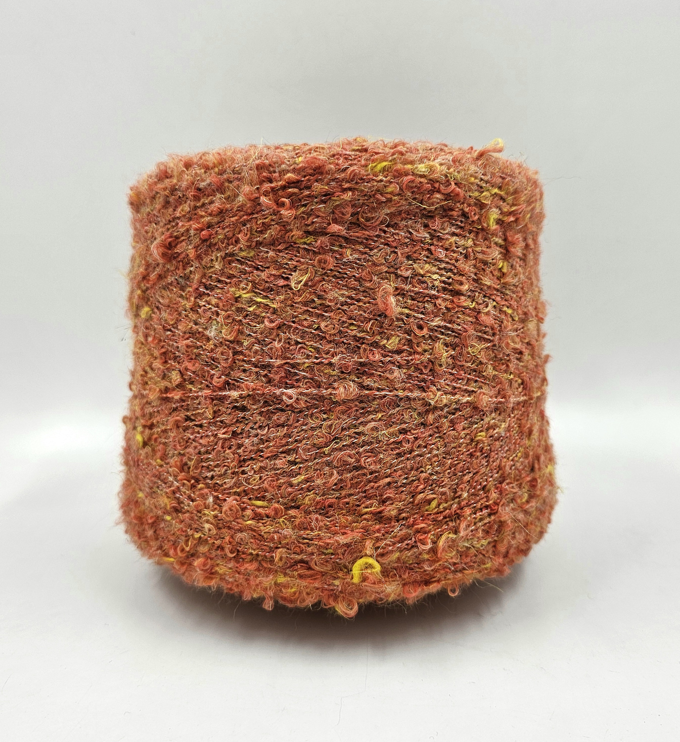 Пряжа Airolo, Italy, хлопок, лен, цвет оранжевый